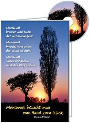 CD-Karte - "Manchmal braucht man einen ..."